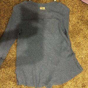 Kensie Heathered Blue Performance Top